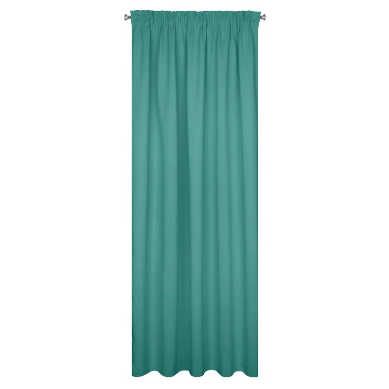 ZASŁONA GOTOWA LOGAN NA TAŚMIE 135X270 CM TURKUSOWY - EU_350462