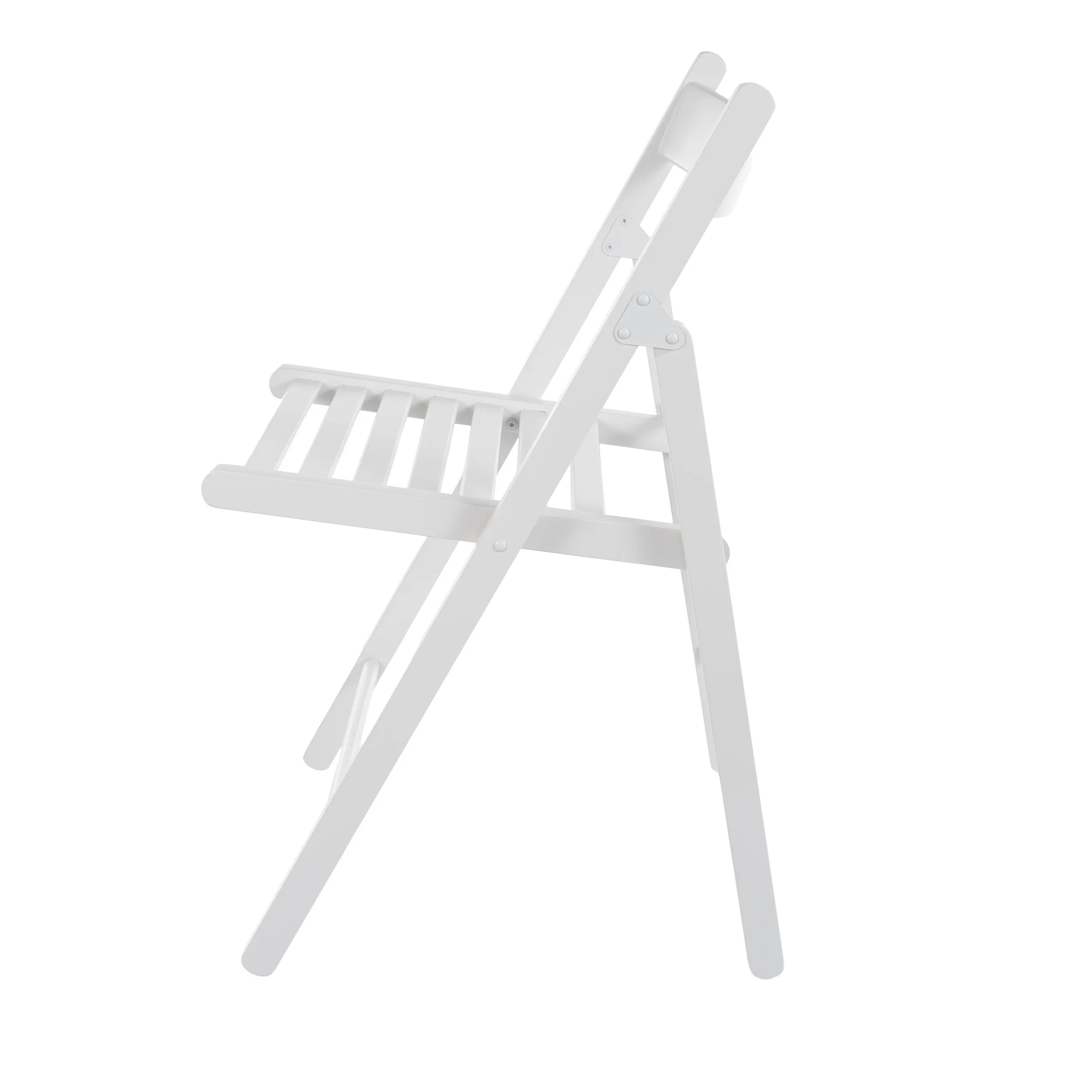 Krzesło SMART II składane drewniane białe Signal - SMART2BI