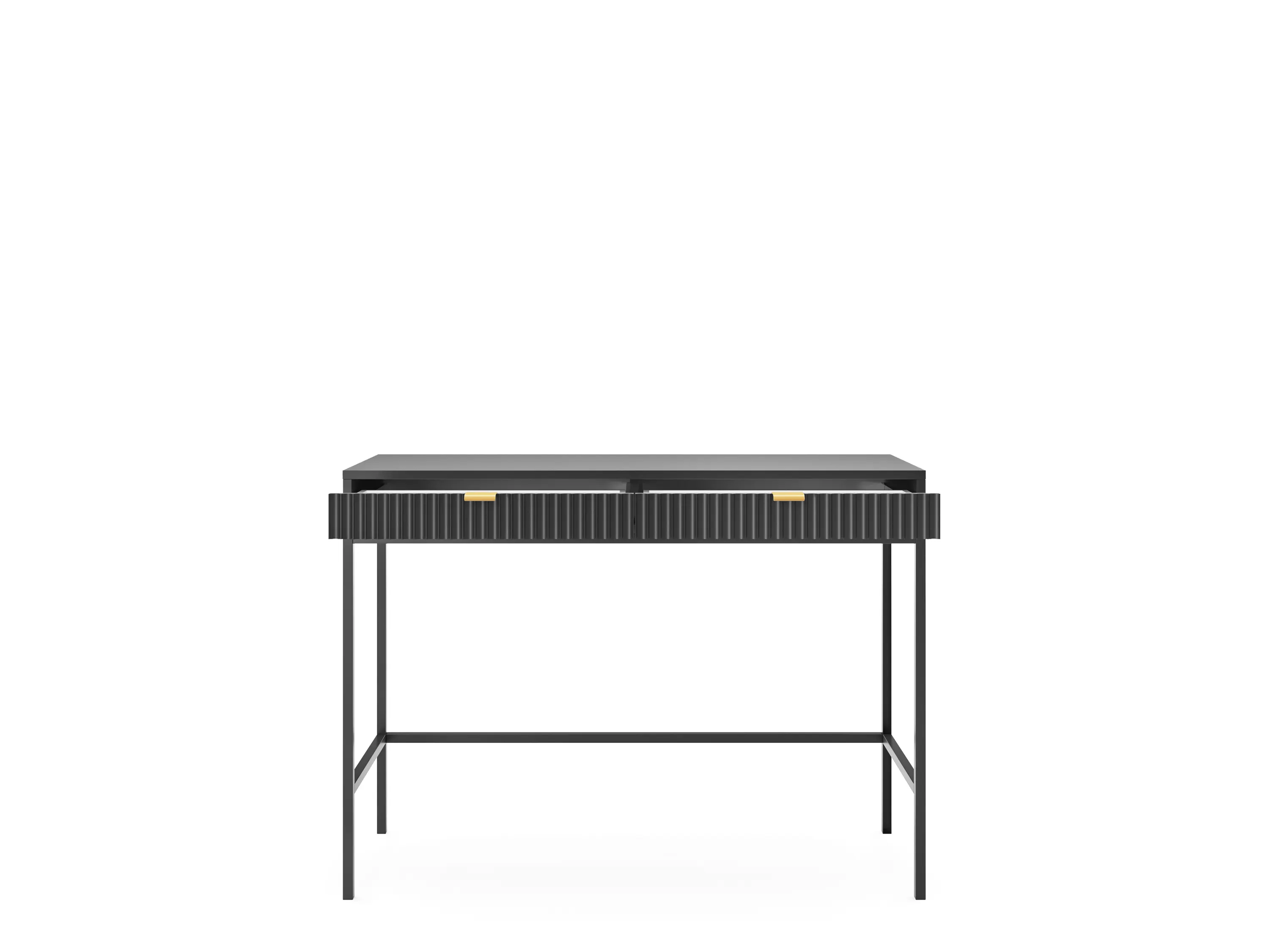 Toaletka z 2 szufladami NOVA Czarny, Czarny - NOVA_T104_CZCZ