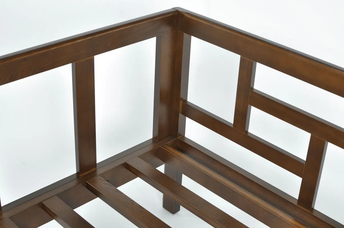 Sofa ogrodowa EDEN 2-oosbowa - brązowy, beżowy - FE5906948124974