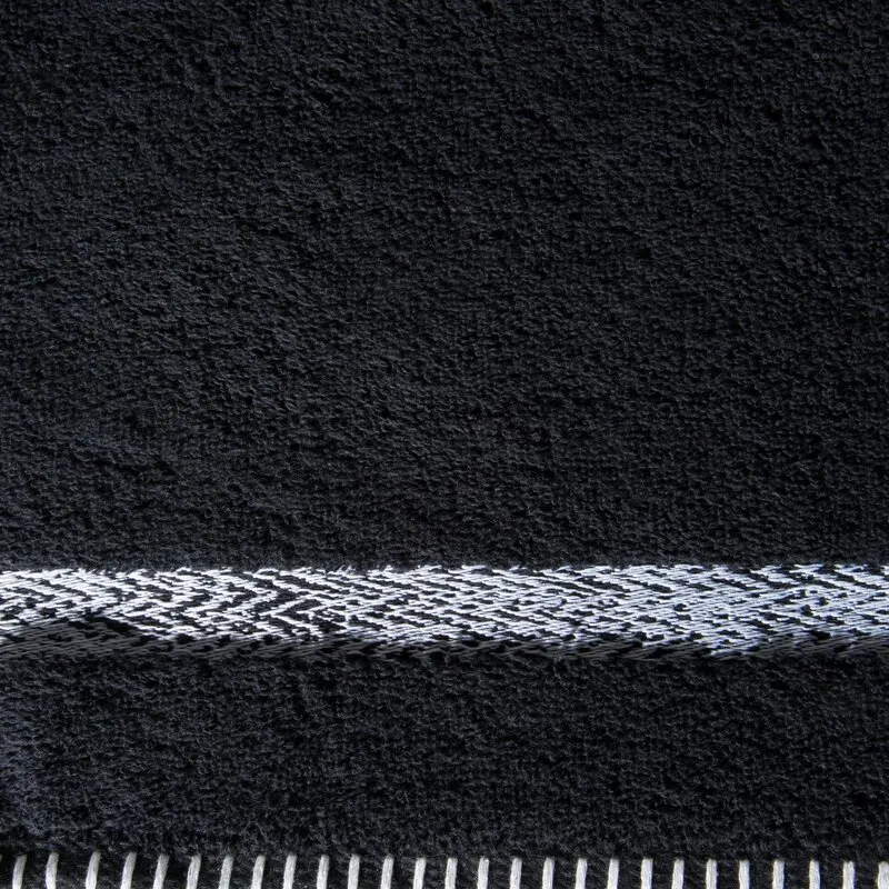 RĘCZNIK VIERA (02) 70 X 140 CM CZARNY - EU_425447