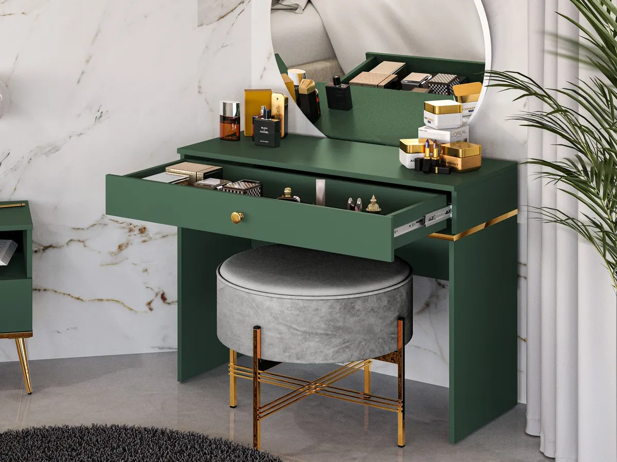 Toaletka z szufladą FOREST 09 labrador, złoty - 1FORE09-001