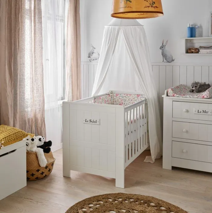 Komoda z szufladami MARSYLIA 100 cm biała - PIN_019-023-110