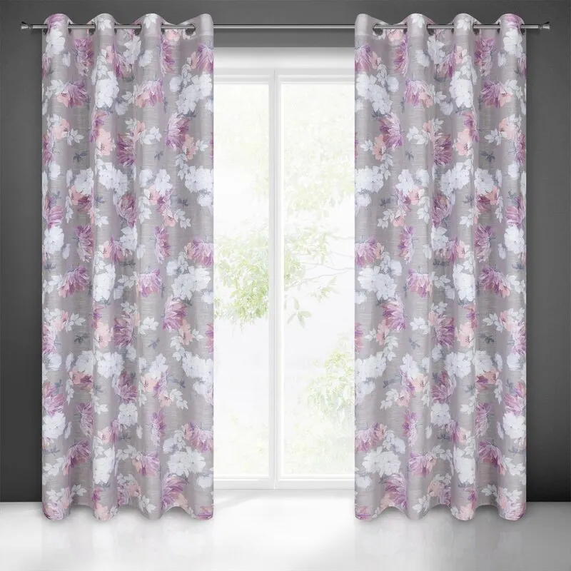 ZASŁONA GOTOWA SHERRY 140 X 250 CM SREBRNY ZASŁONA GOTOWA SHERRY 140 X 250 CM SREBRNY
