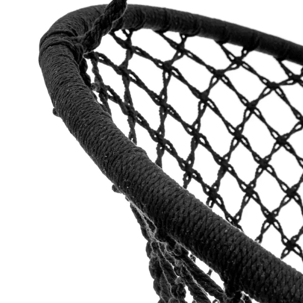 Fotel hamakowy BRASIL HOOP FI 60 cm czarny - MI_5902659146885