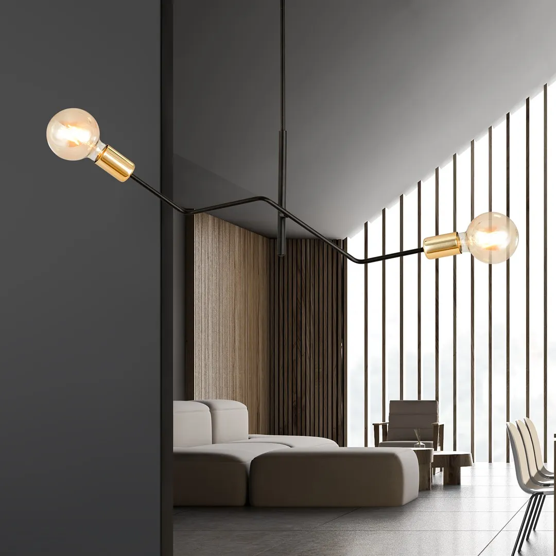 Lampa sufitowa BOLT Czarny 1125/2 - 1125/2