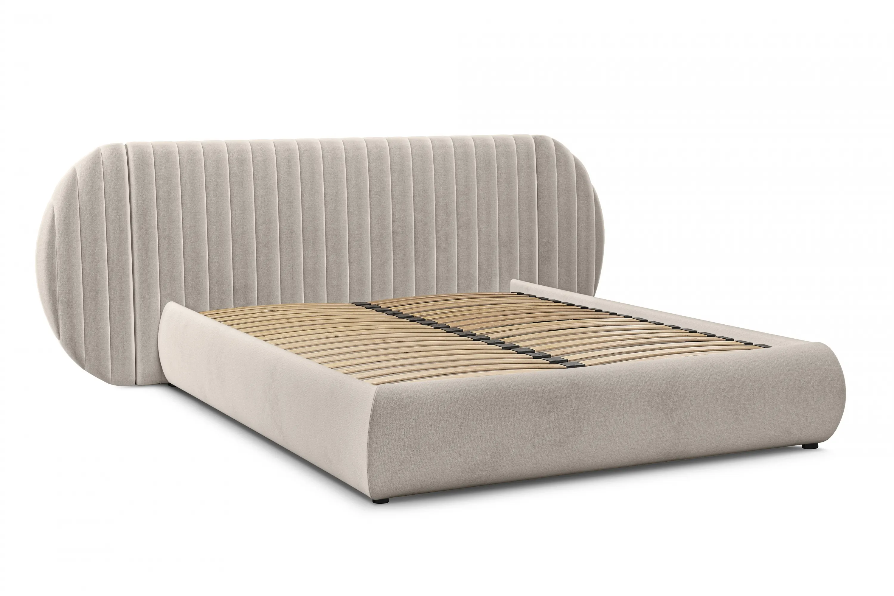 Łóżko Galin z pojemnikiem / 140x200 / Perfect Harmony 07 - beżowy Łóżko Galin z pojemnikiem / 140x200 / Perfect Harmony 07 - beżowy