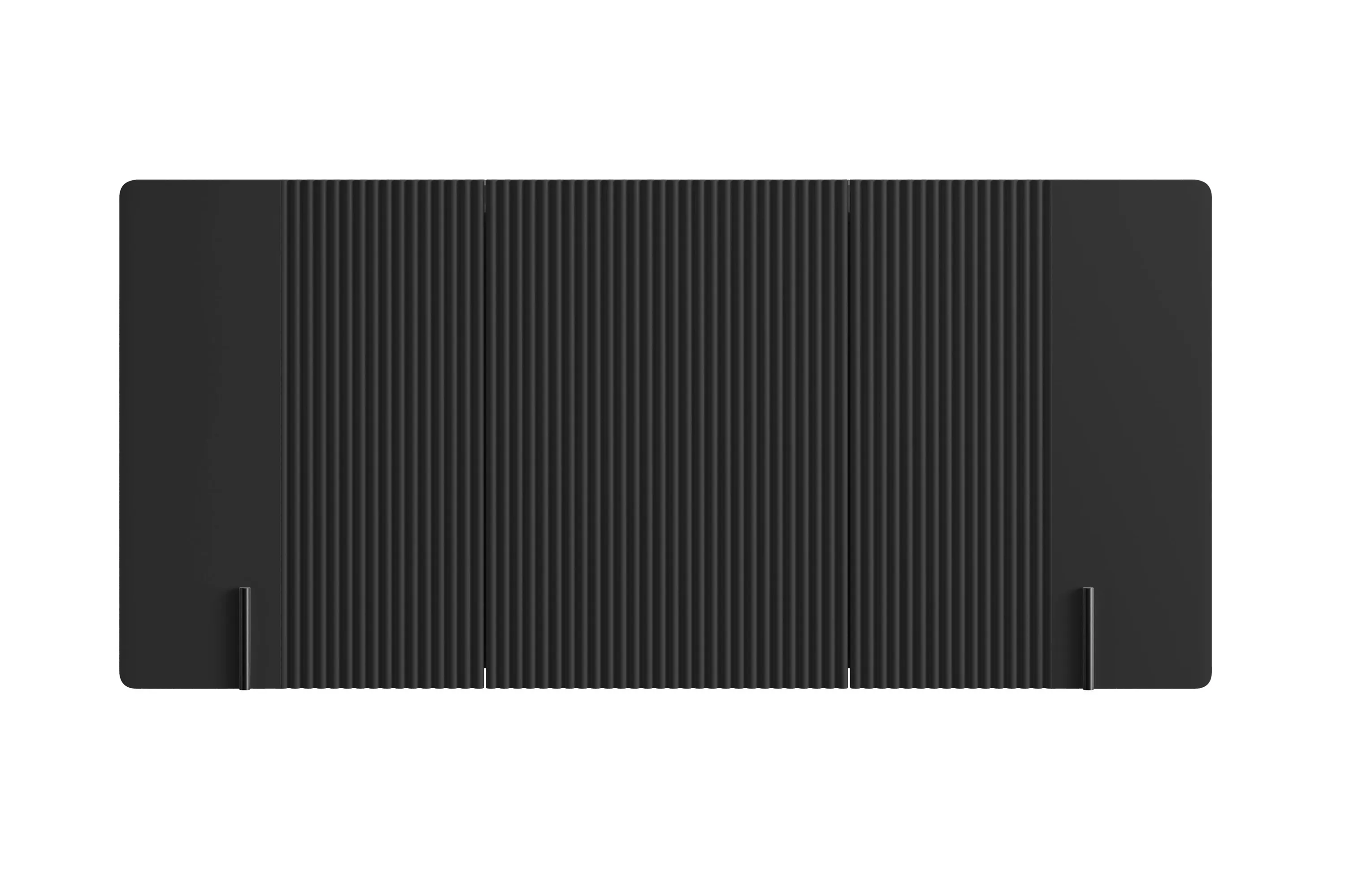 Komoda wisząca 3-drzwiowa MALMI 150cm - czarna - B_166975