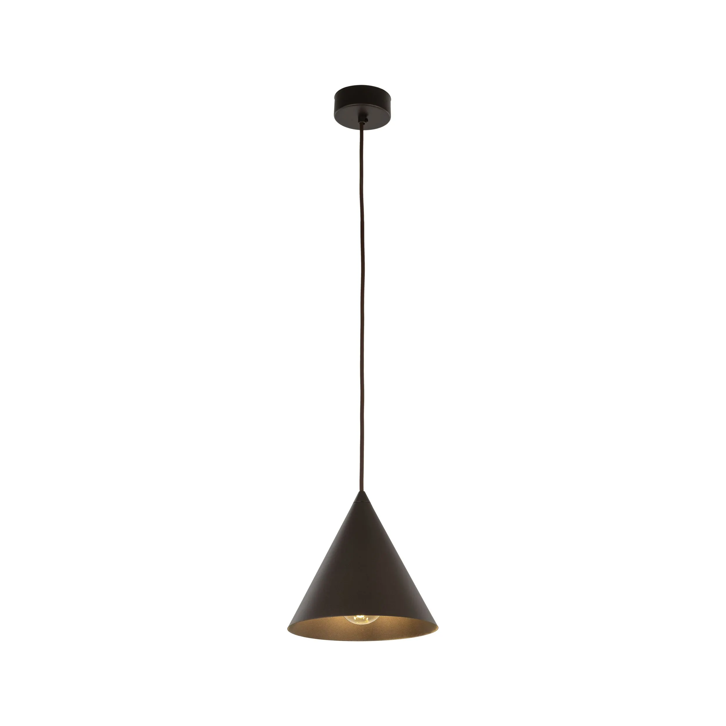 Lampa wisząca CONO brązowa 140x19cm - TK_10073