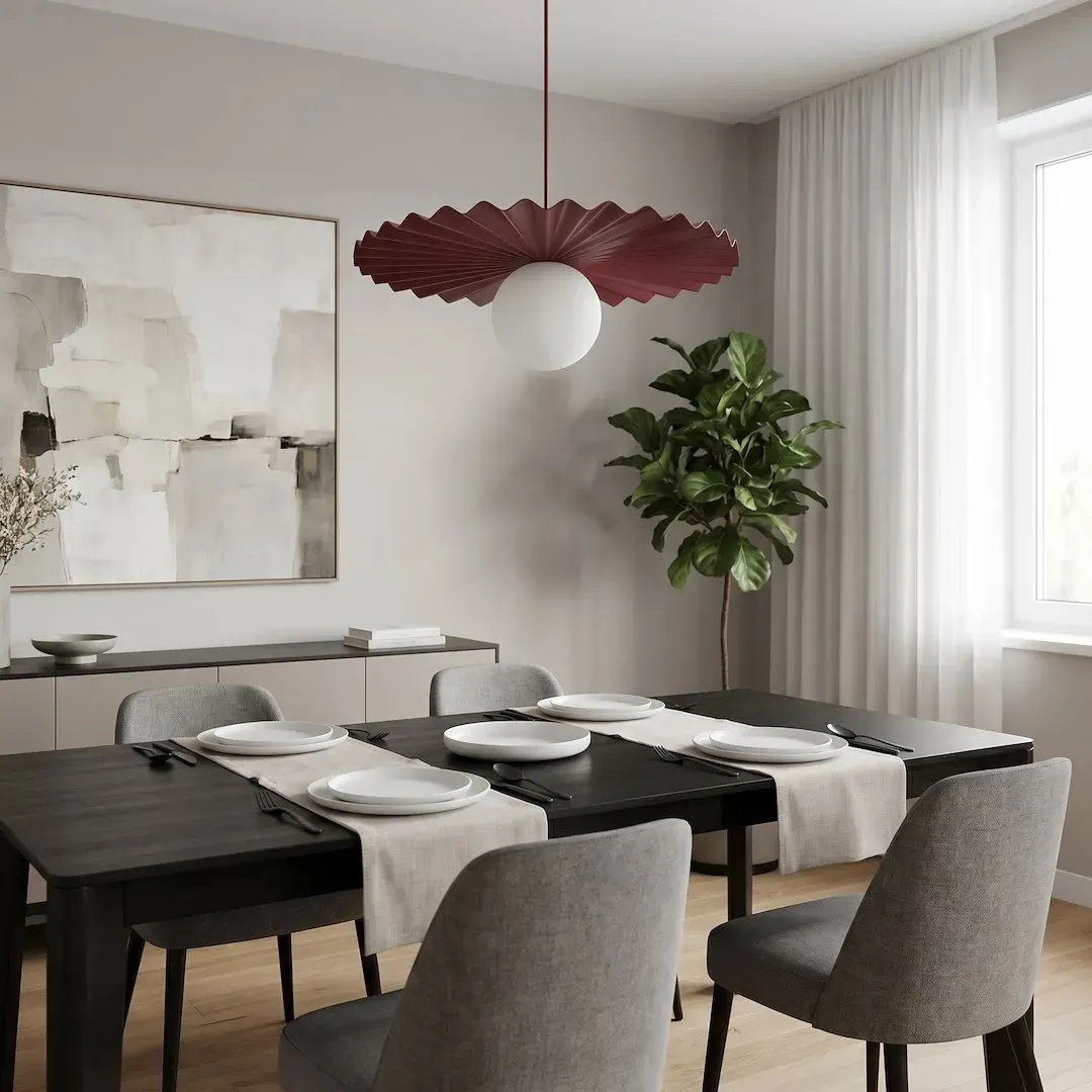 Lampa wisząca UMBRA 1 burgundowa - 1729/1