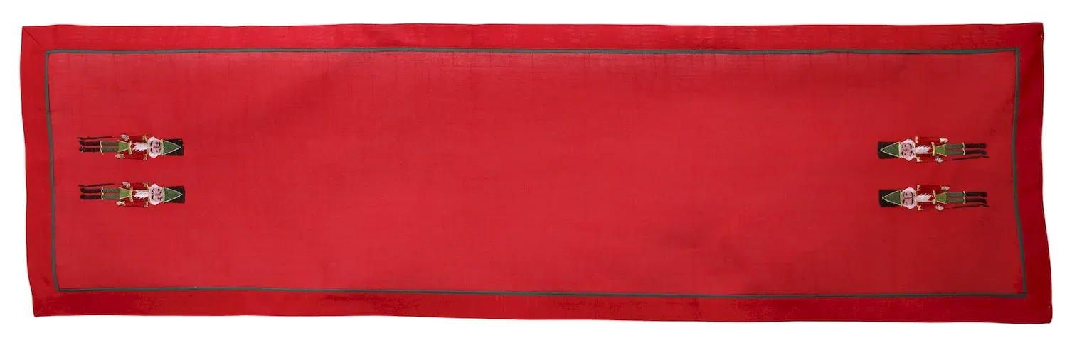 Bieżnik Z ŻOŁNIERZYKAMI 40X140cm czerwony