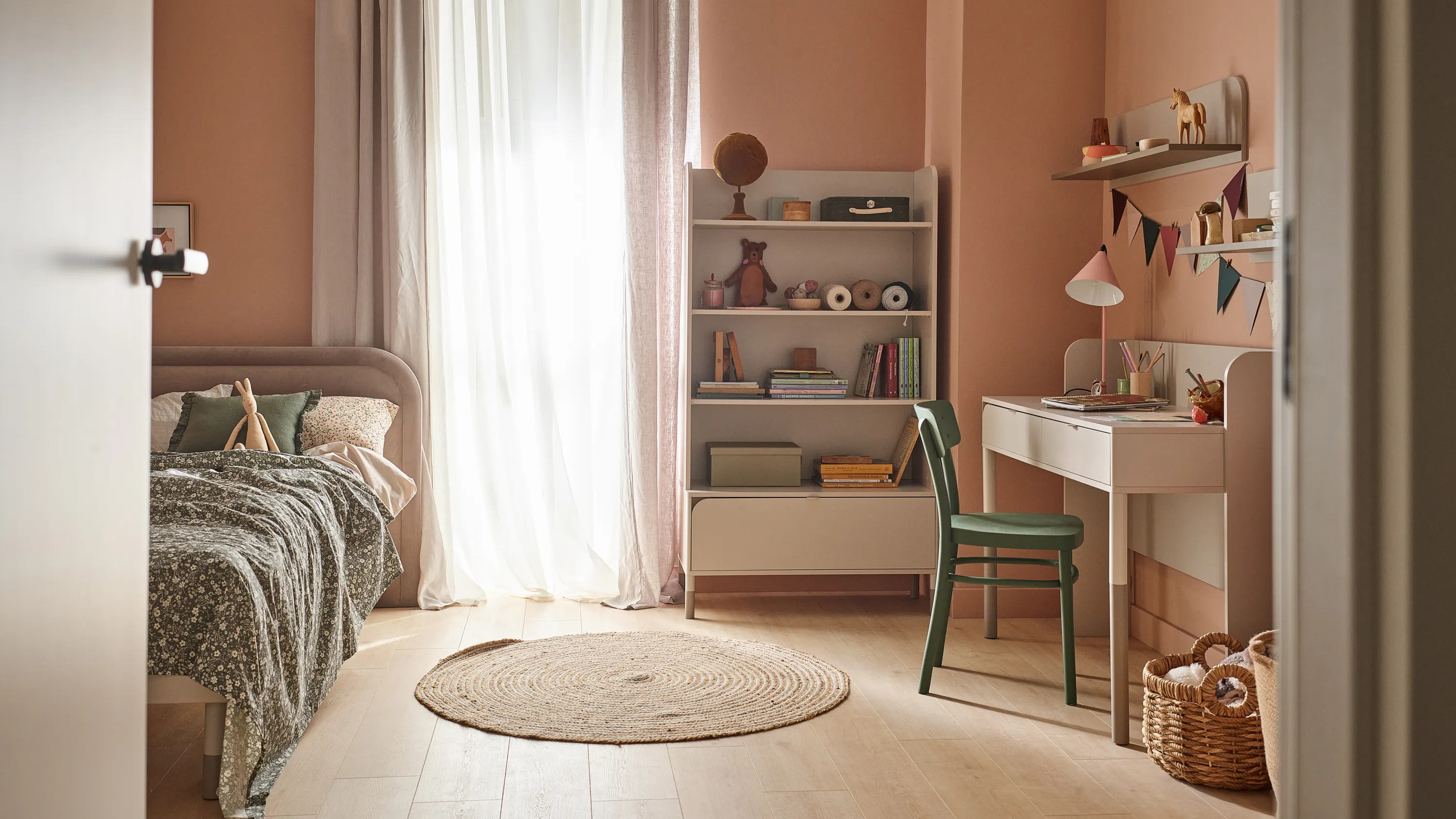 Łóżko ze stelażem Harmony HR-08 90x200 kaszmir - HR8KT