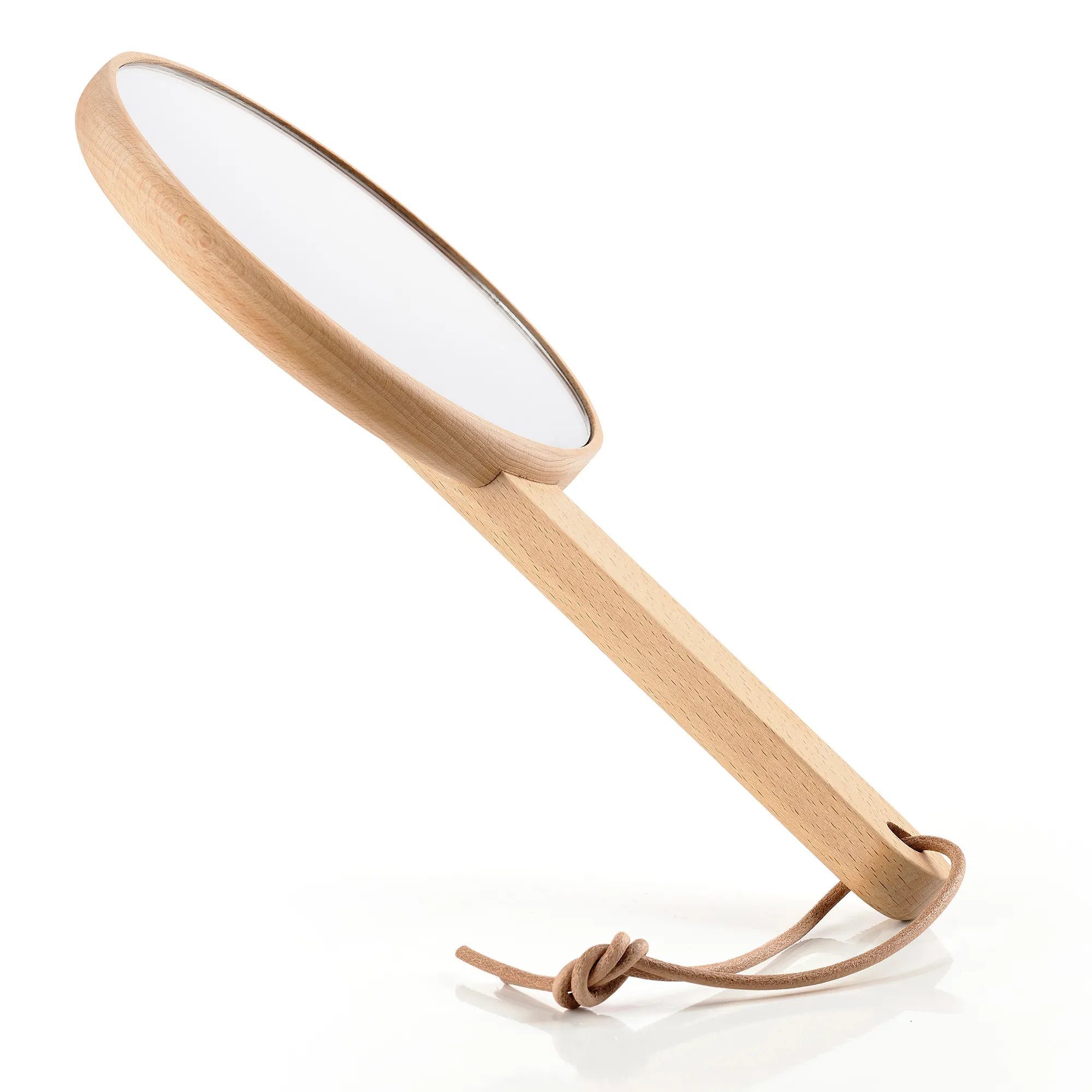 lupa, drevena, rękoje, szkło, ręczny, lampa