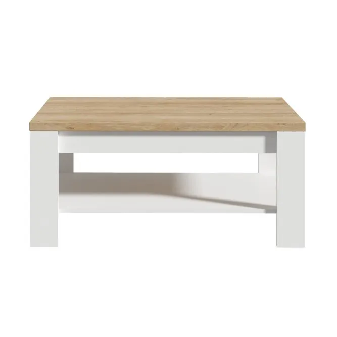 Stolik okolicznościowy CHISBURY - dąb riviera, modrzew jasny sibu - BRCT501-M482