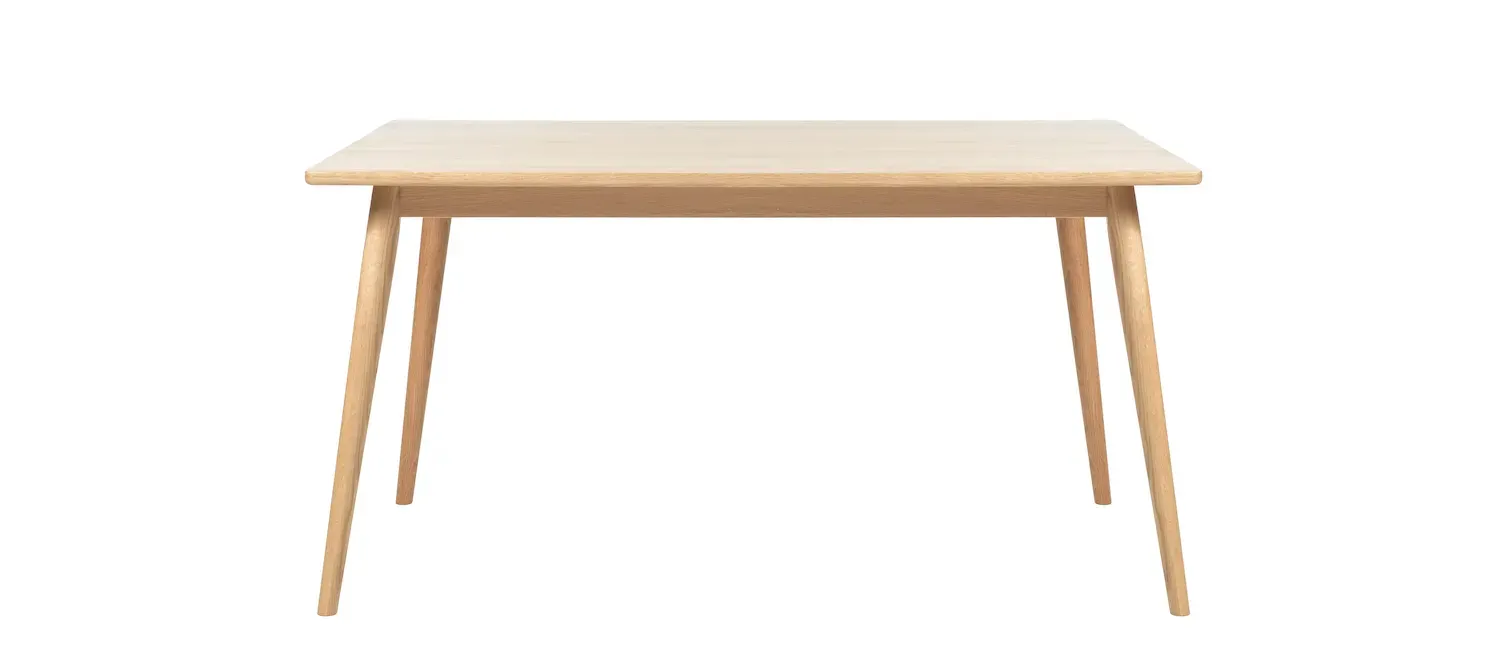 Stół BARRALI 90X150 cm - dąb naturalny - UN_43240201