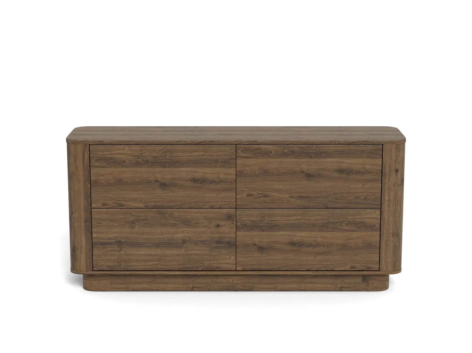 Komoda z 4 szufladami ATMORE 160 dąb wędzony - H000025657