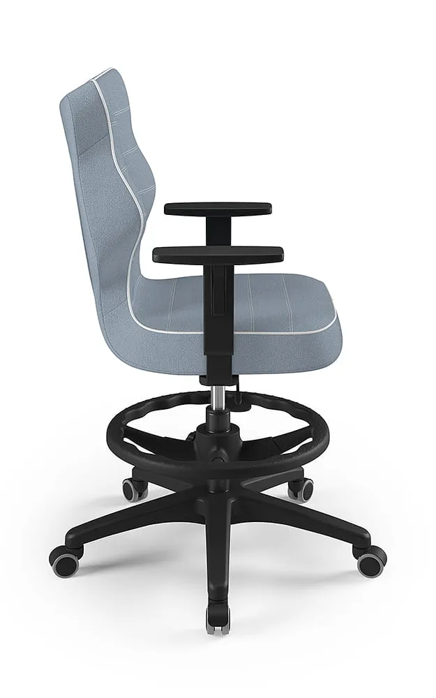 Krzesło młodzieżowe Duo czarny Jasmine 06 rozmiar 6 WK+P - CD-D-6-B-C-JS06