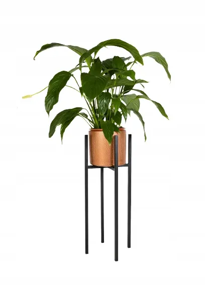 Kwietnik-stojak na donice metalowy ANGERS L czarny - LD_TZ000122