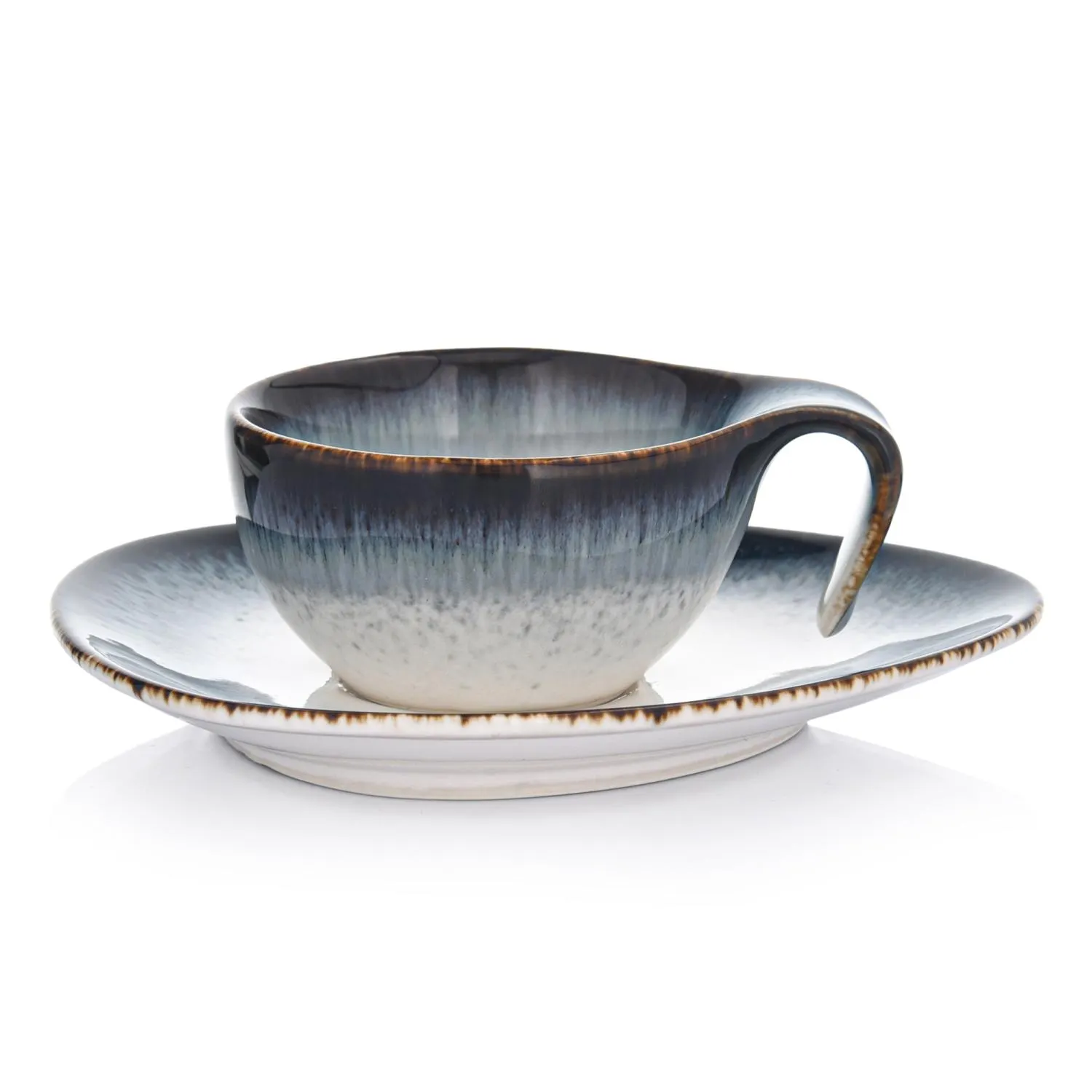 czarka, kubek, porcelana, gradient, filiżanka