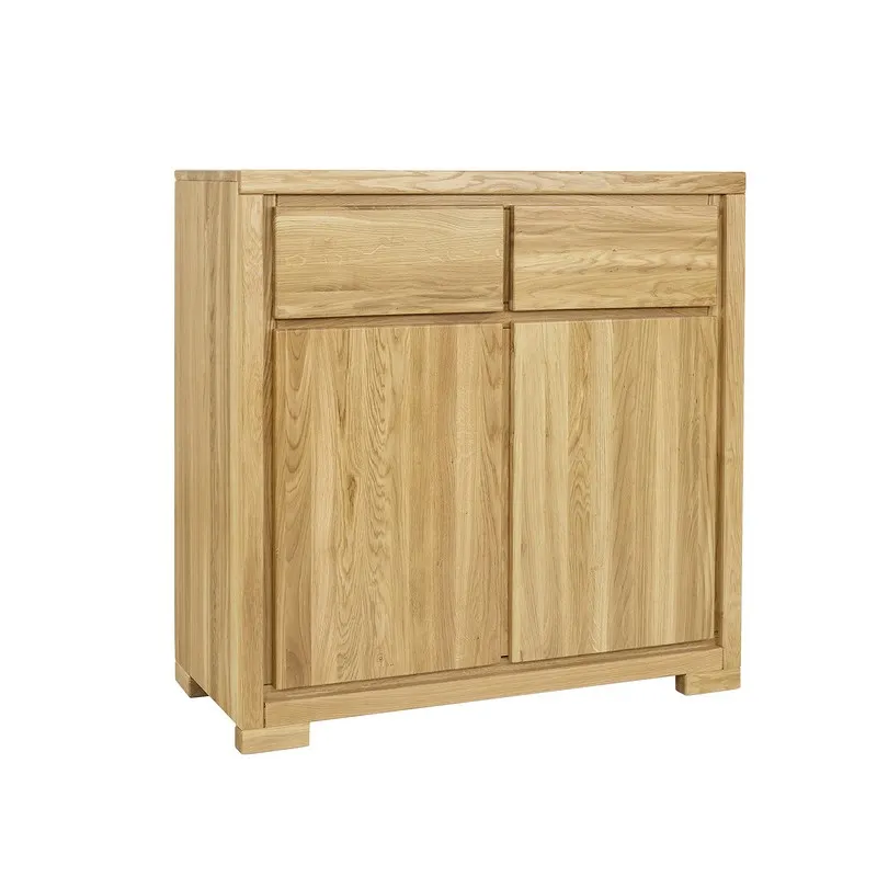 Komoda dębowa KD354 Naturalny DREWMAX — zdjęcie 3