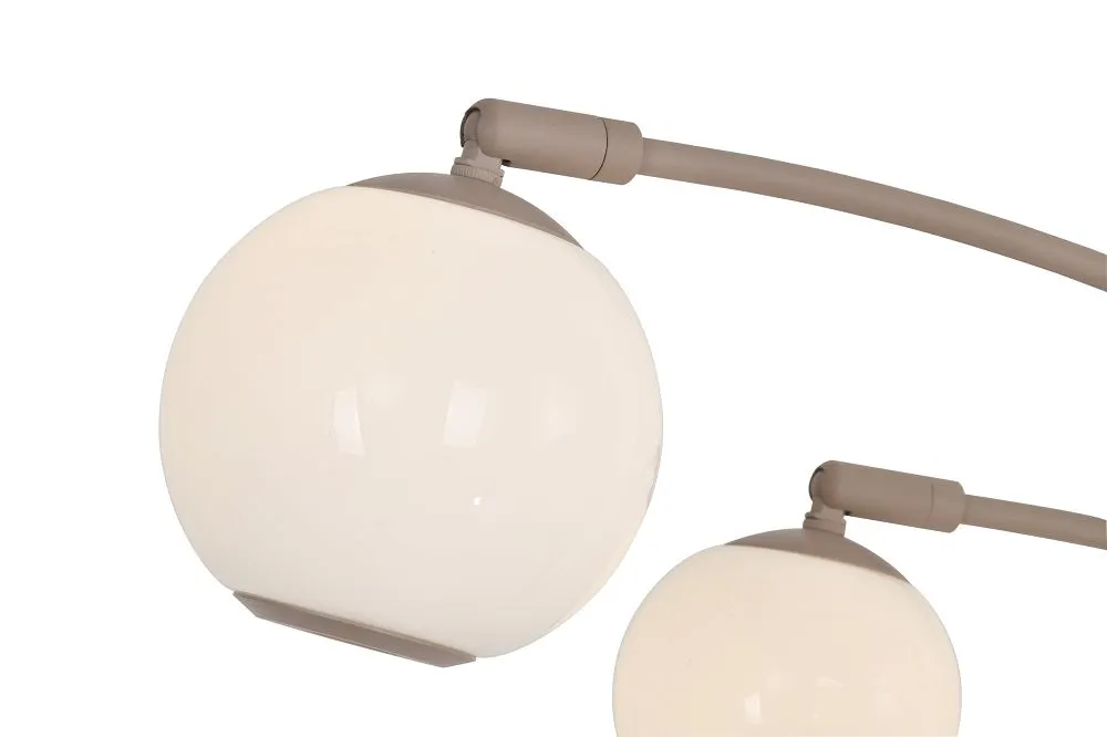 Lampa podłogowa LUBERON trójka LED kaszmirowa — zdjęcie 5