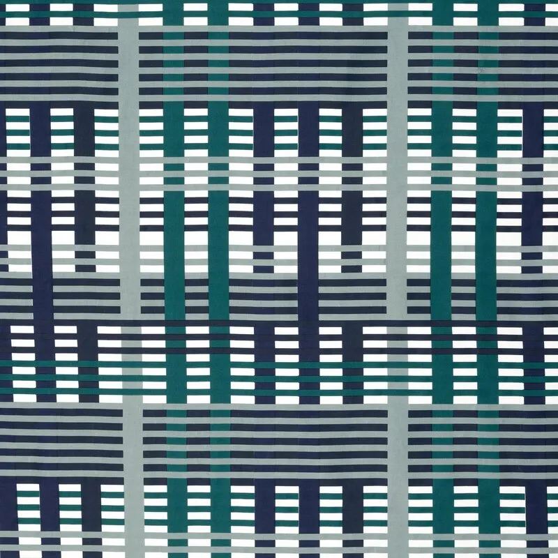 Komplet pościeli satynowej NIKA 47 220 X 200 cm Turkusowy, Stalowy — zdjęcie 2