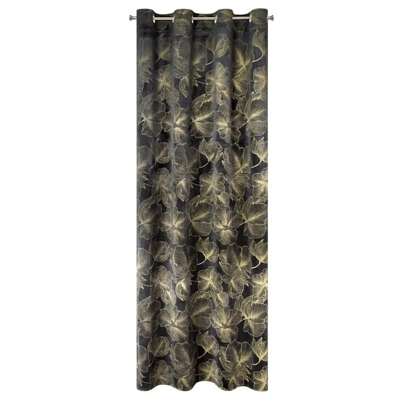 ZASŁONA GOTOWA STELLA 140X250 CM CZARNY - EU_388311