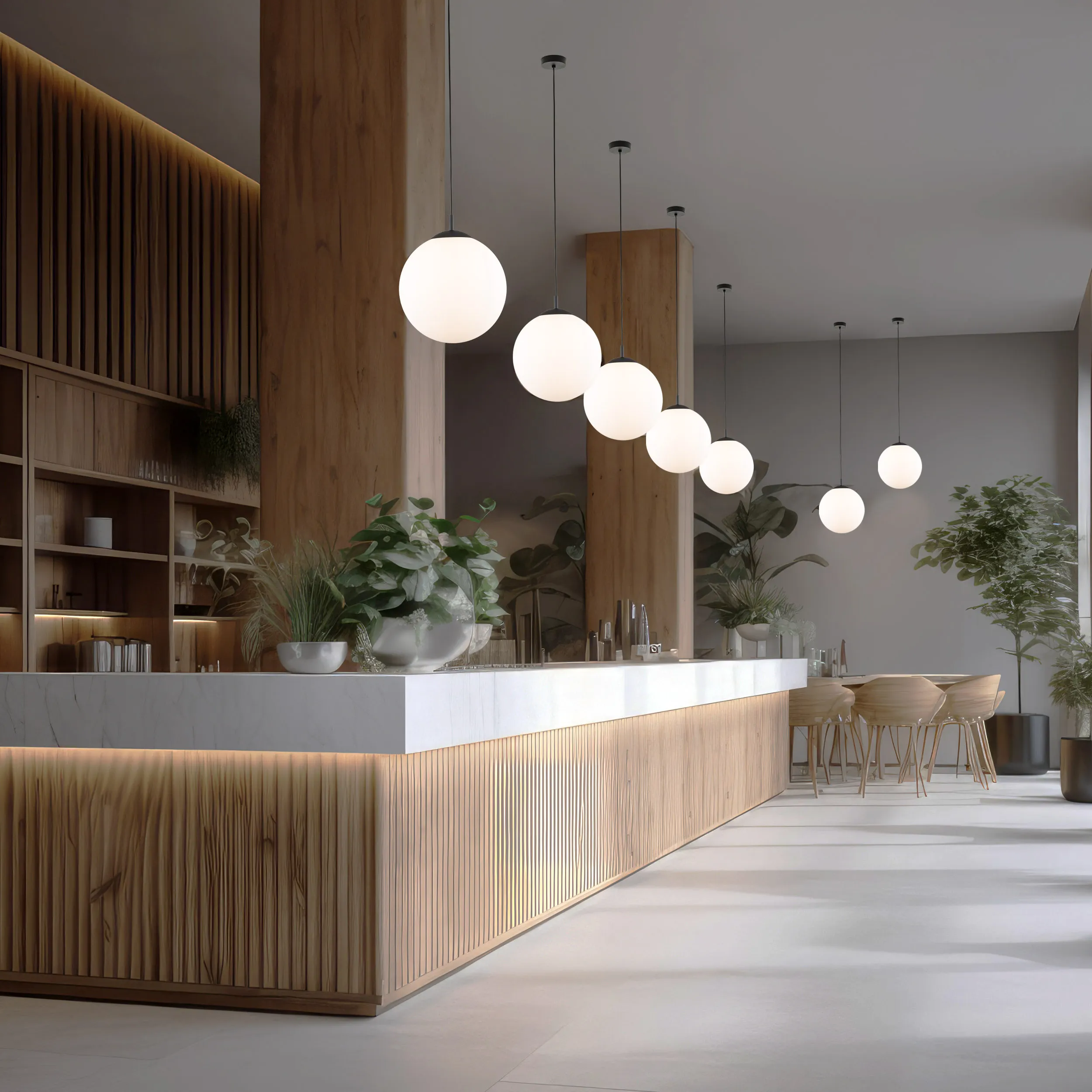 Lampa wisząca ESME na czarnej podstawie i przewodzie biały okrągły klosz 185x35cm - TK_5671