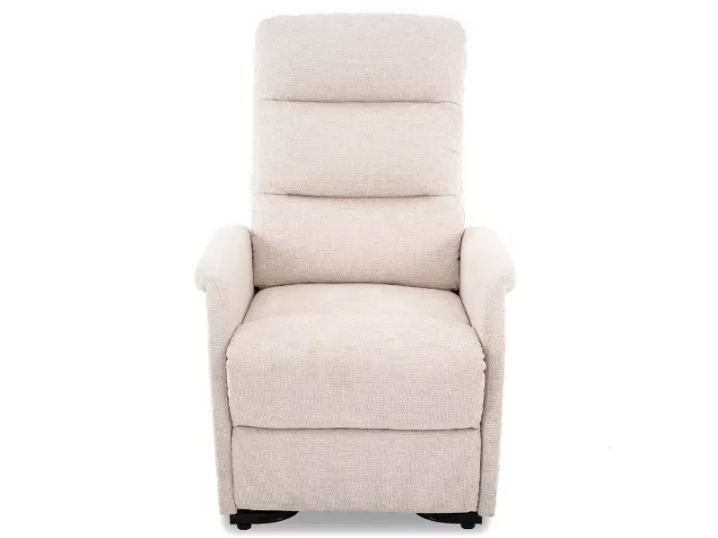 Fotel elektryczny masujący JUPITER M BREGO z funkcją pionizacji jasnobeżowy - JUPITERMBRJBE22