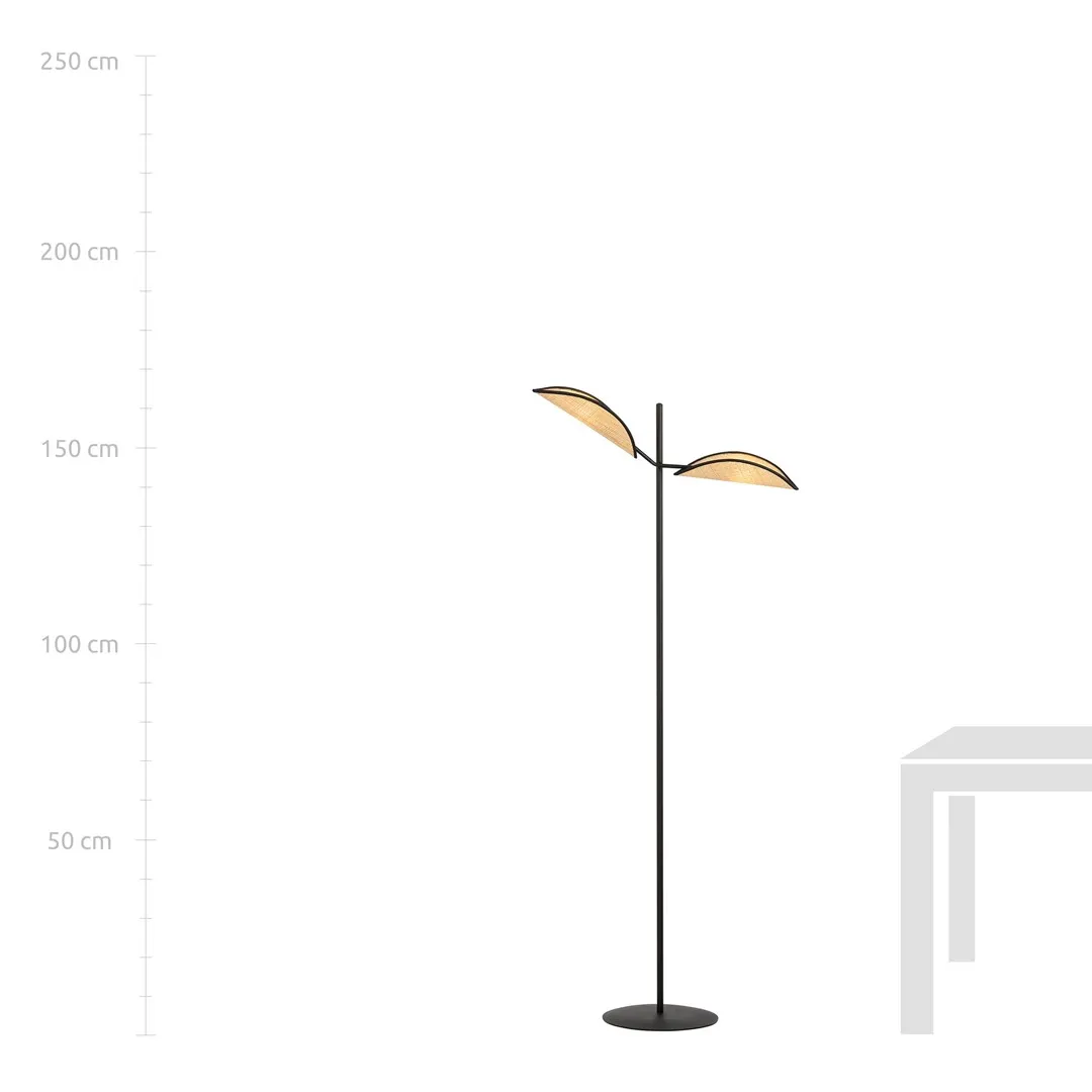 Lampa stojąca VENE Czarny 1160/LP2 - 1160/LP2