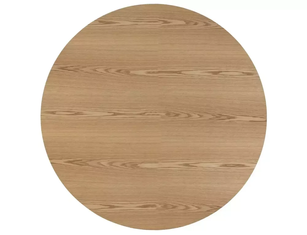 Stół okrągły ANGEL 120 cm dąb stelaż kaszmir - ANGELDBEFI120