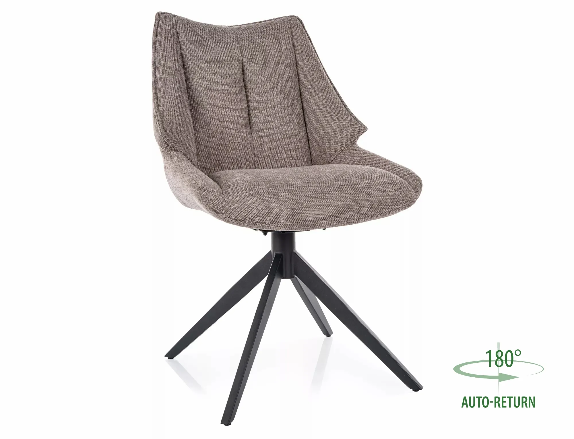 Krzesło obrotowe CODA BREGO 34 beżowy czarne nogi