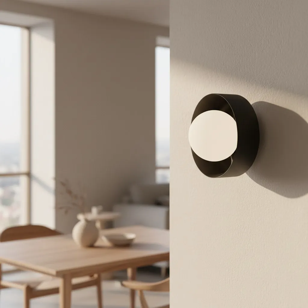 Kinkiet metalowy LULU K1 czarny - 1536/K1