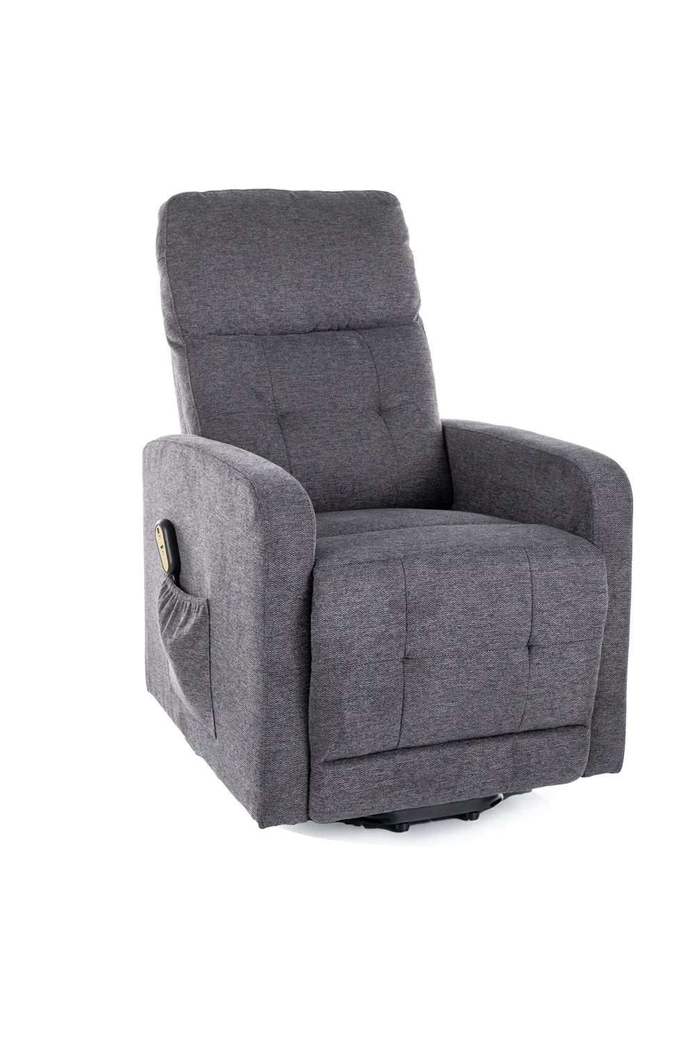 Fotel elektryczny rozkładany OTUS II BREGO funkcja pionizacji ciemnoszary