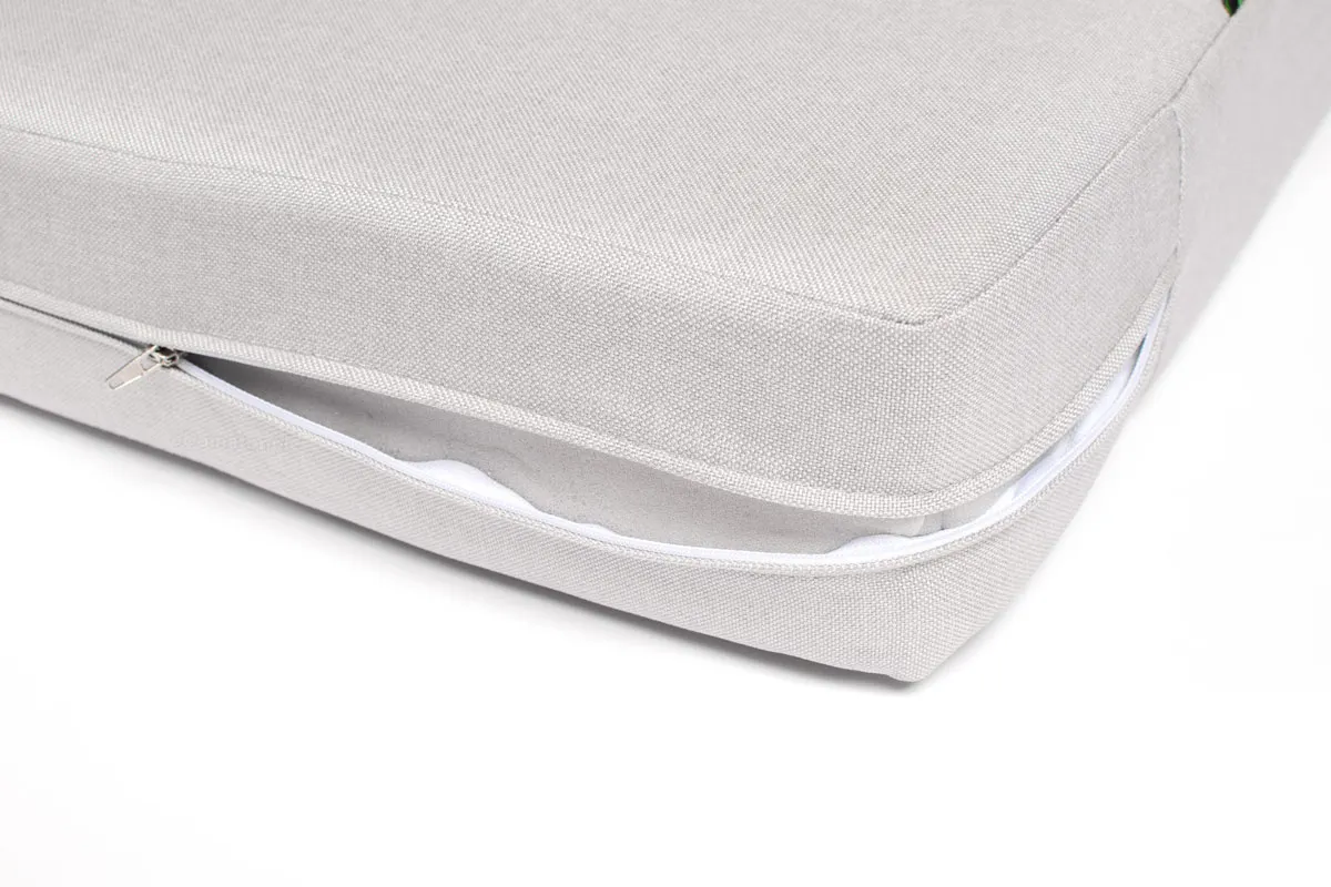 Sofa ogrodowa 2-os. MALTA drewniana szara/brązowa - FE5906948116504