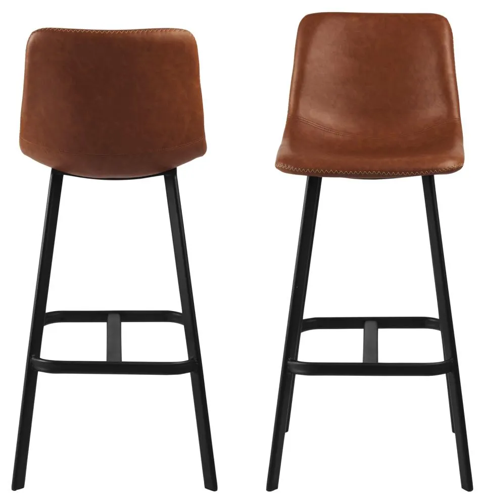 image stół, krzesło, barowe, skóra, czarne nóżki