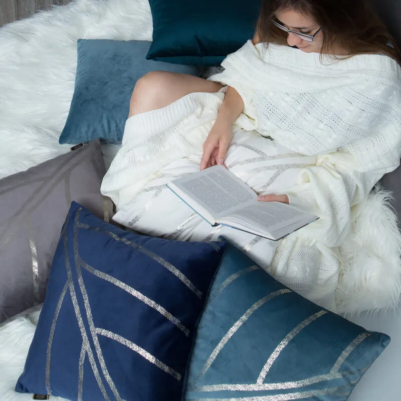 POSZEWKA BLINK 38 45 X 45 CM SZARY - EU_395888