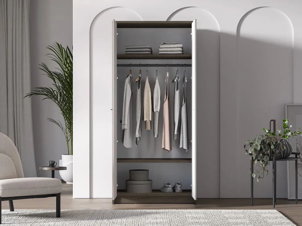 Szafa 2-drzwiowa AVANTE 89x195 kaszmir dąb Windmill - 1AVAN01-001