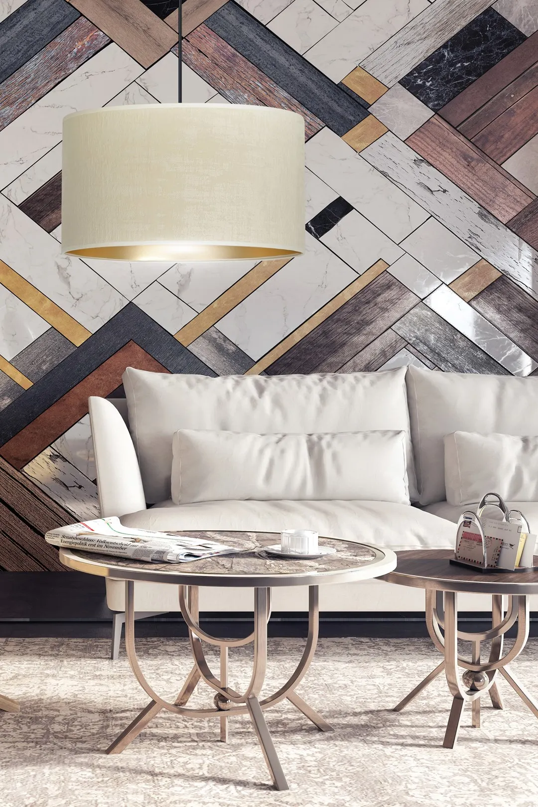 Lampa wisząca HILDE Czarny 1052/1 - 1052/1