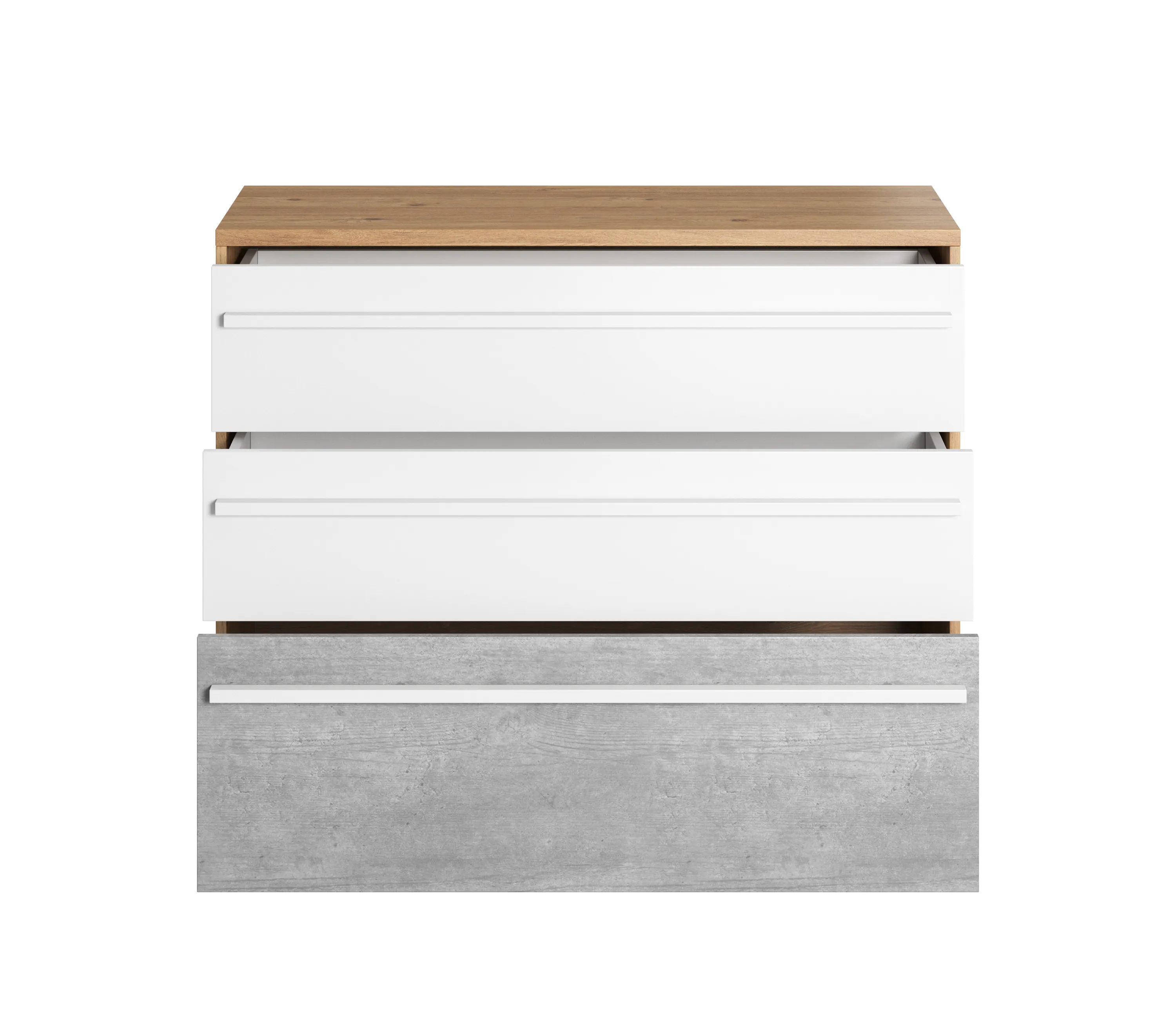 Komoda z szufladami Plano PN-07 dąb nash - PN7DBB