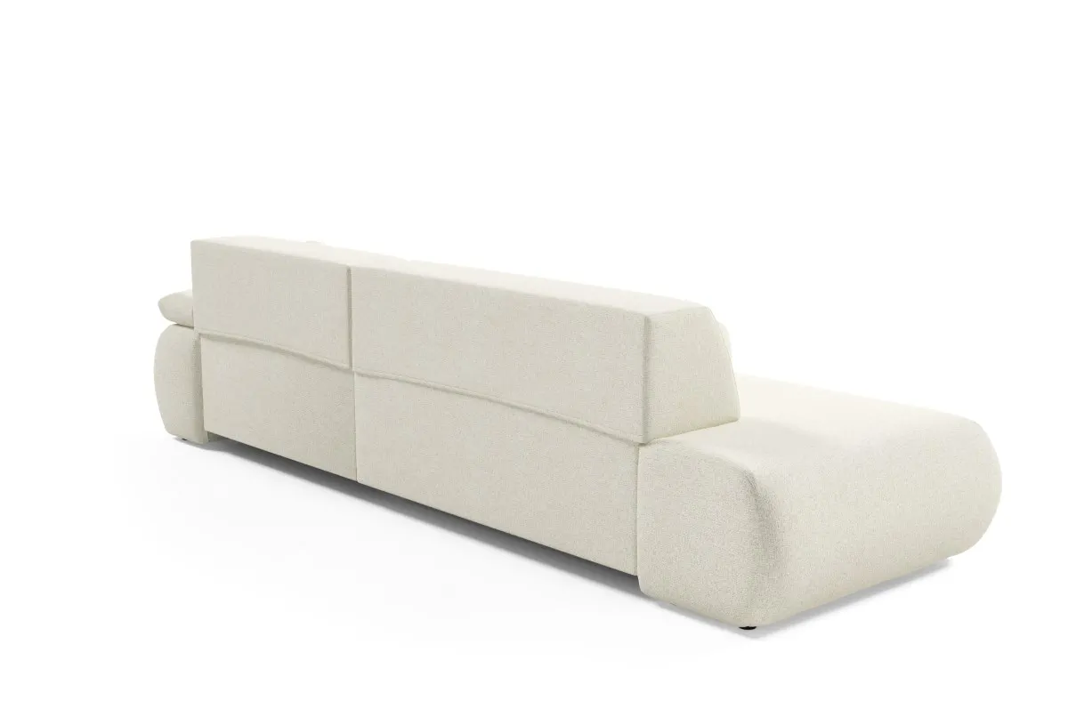 Narożnik rozkładany z pojemnikiem PUENTE 286 cm prawostronny kremowy - PUENTE_NAR_PUENTE03_P