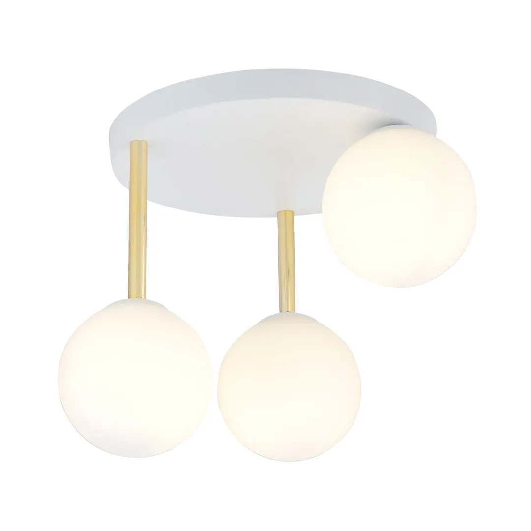 Lampa sufitowa  DOLCE Biały,Złoty 1261/3