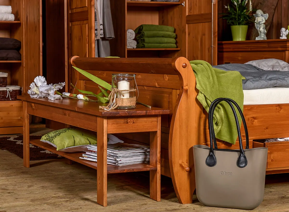 Łóżko sosnowe z 4 szufladami Toskania 180cm Kolor: bejca - PL2029