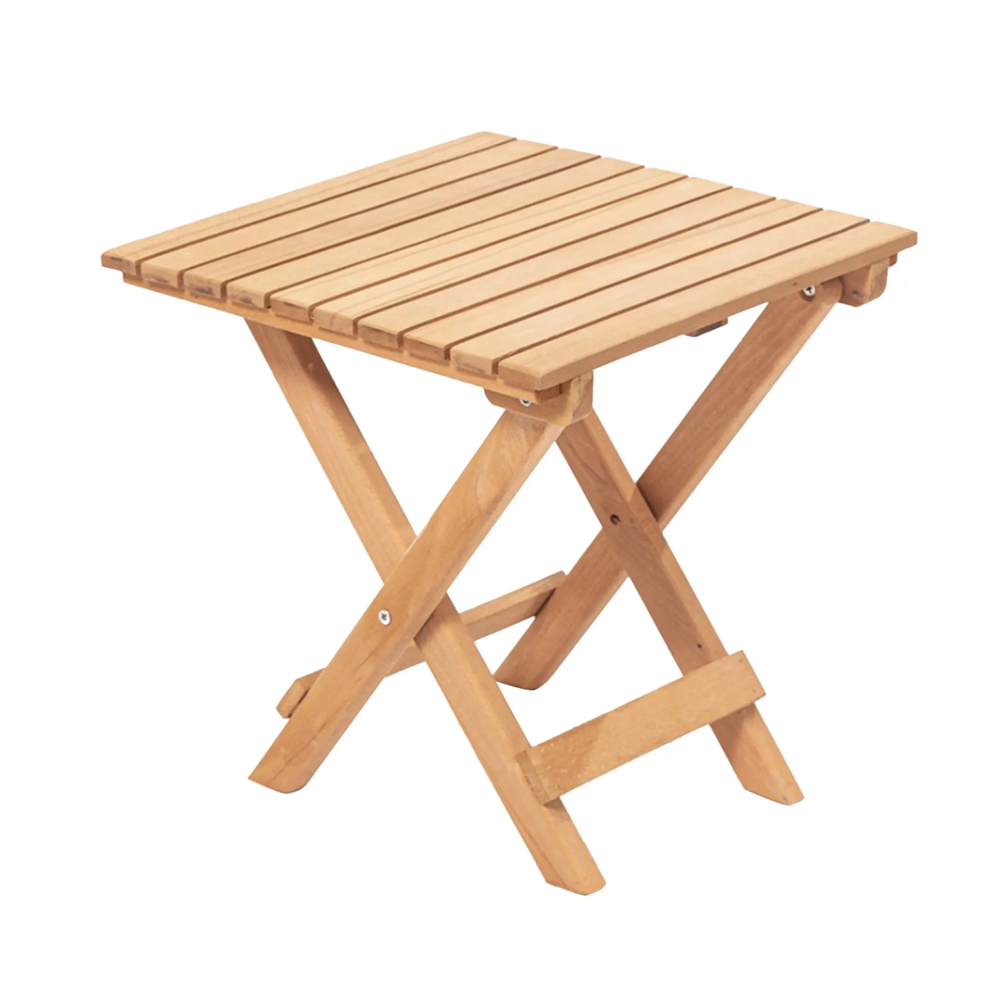 Stolik kawowy ogrodowy drewniany MY019 składany 40x40 naturalny Stolik kawowy, Meble, Tabela, Stół do jadalni, Drewno