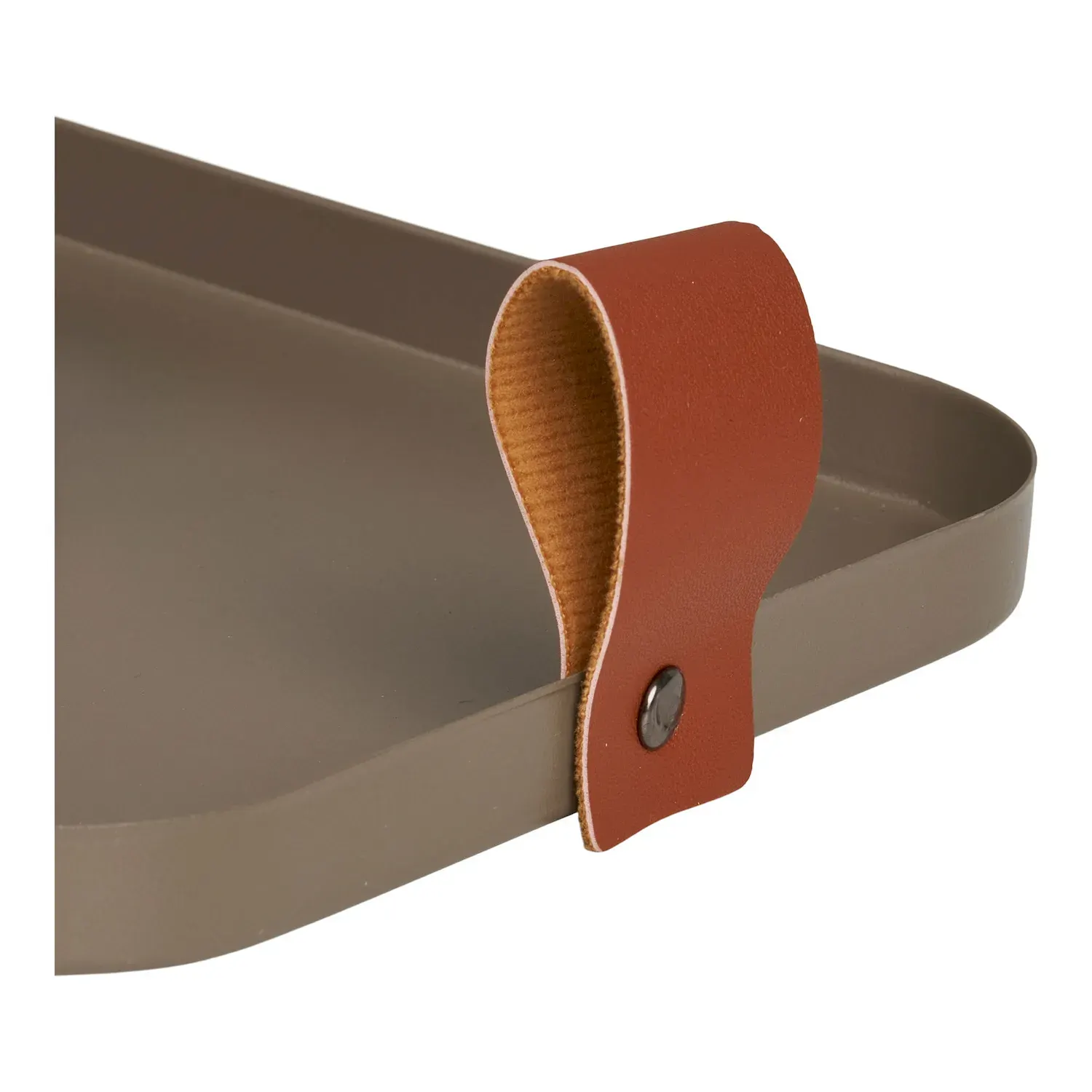 Tace stalowe TRAY Zestaw 2 sztuk brązowe - 4601037