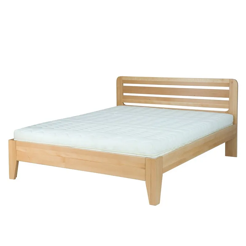 Łóżko bukowe LK189 Rustikal 200x200 DREWMAX - 37493