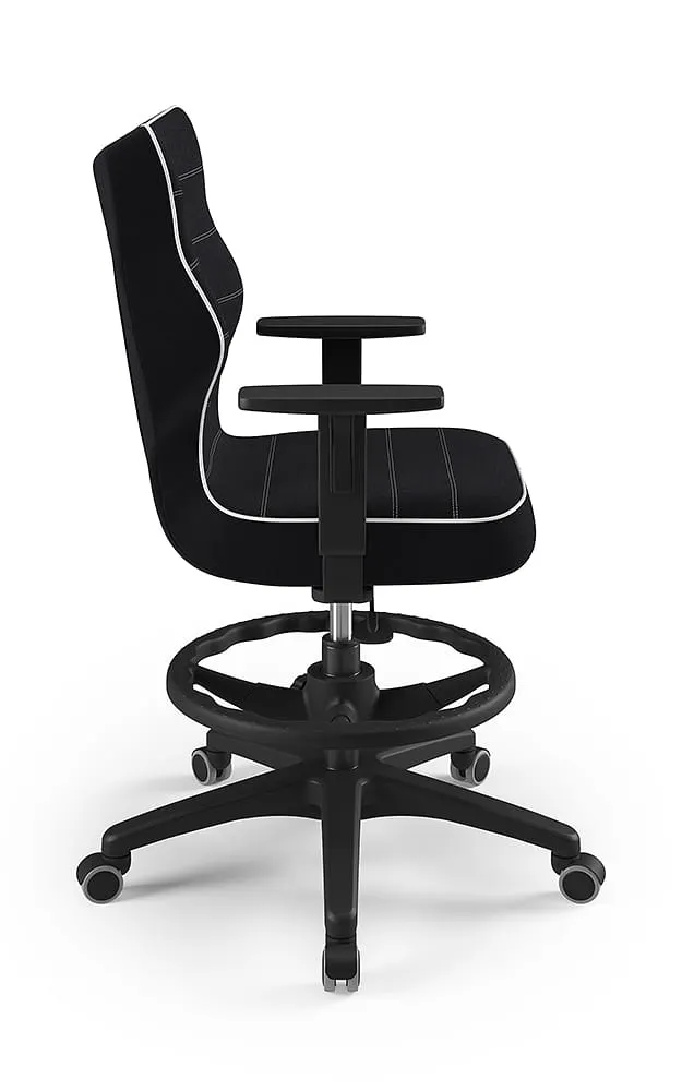 Krzesło młodzieżowe Duo czarny Jasmine 01 rozmiar 5 WK+P - CD-D-5-B-C-JS01