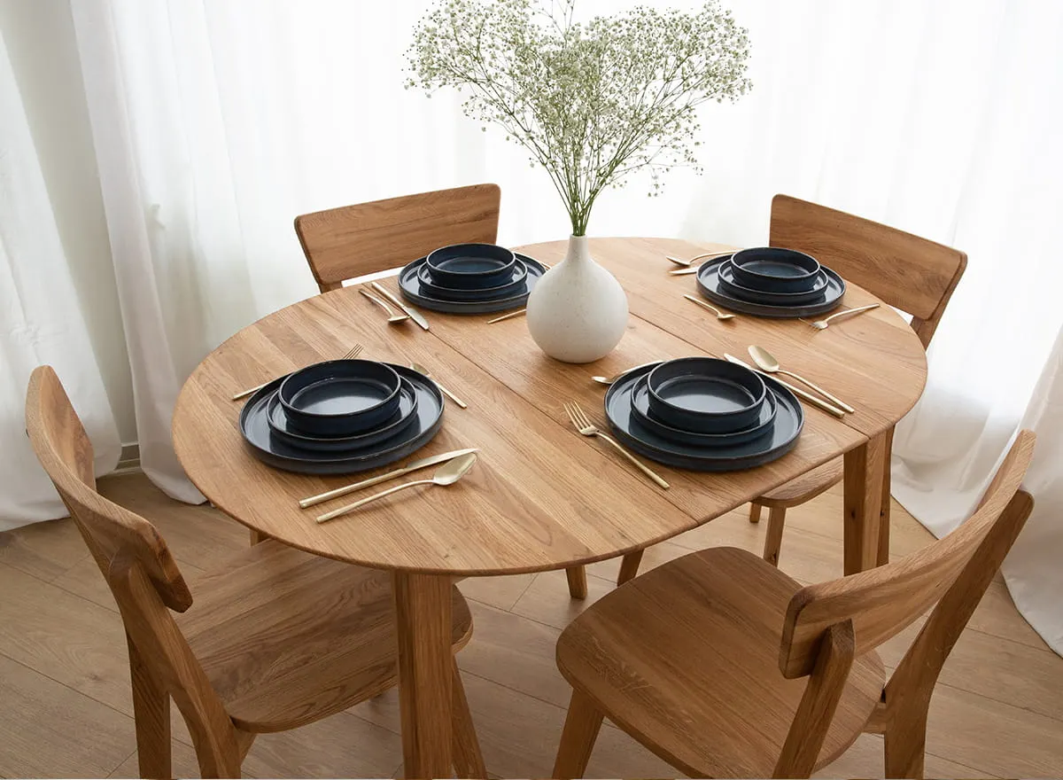 Krzesło drewniane LEON dąb olejowany - KULKLD