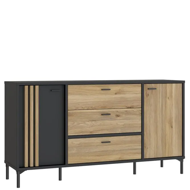 Komoda 2-drzwiowa z szufladami JOAKIMIS dąb mauvella Komoda 2-drzwiowa z szufladami JOAKIMIS dąb mauvella