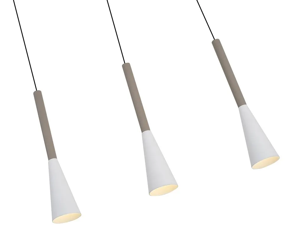 Lampa wisząca prosta TROMPTO 7 LED kaszmirowa — zdjęcie 6